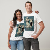Bierfrühstück Retro T-Shirt (Unisex)