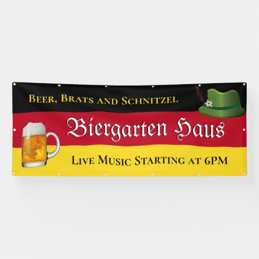 Biergarten 3 Werbebanner Banner (Horizontal)