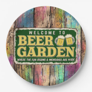 Biergarten pappteller