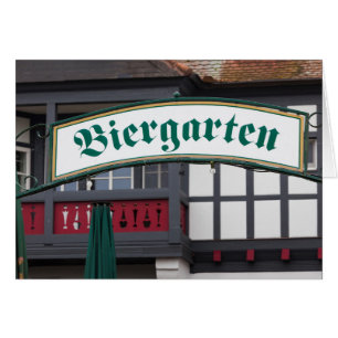 Biergarten-Schild, Deutschland