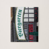 Biergarten-Schild, Deutschland Puzzle (Vertikal)
