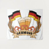 Biergarten Wandteppich (Vorderseite (Horizontal))