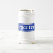 Biergarten Zeichen, Bayern, Deutschland Bierglas (Mittel)