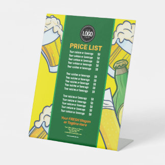 Biergeschäft | Geschäft personalisieren Sockelschild