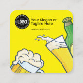 Biergeschäft | Personalisierte Geschäftskonto-Raba Rabattkarte (Rückseite)