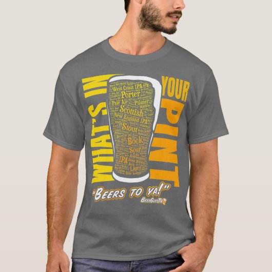Biergetränke für Handwerker T-Shirt (Vorderseite)