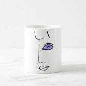 Bierglas-Augen. Kaffeetasse (Mittel)