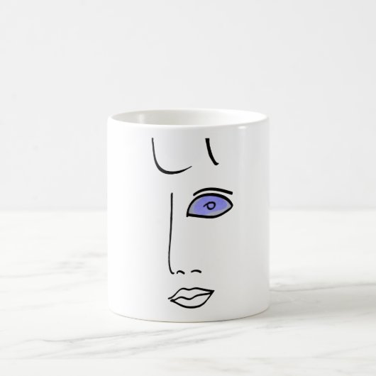 Bierglas-Augen. Kaffeetasse (Mittel)