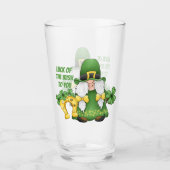 Bierglas des St. Patrick's Day Glas (Vorderseite)