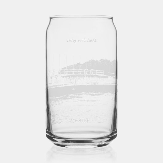 Bierglas Dosenglas (Rückseite)