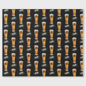 Bierglas Geschenkpapier (Flach)