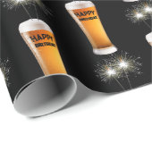 Bierglas Geschenkpapier (Rolleneckpunkt)