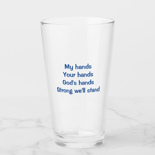 Bierglas Glas (Vorderseite)