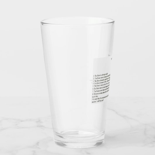 Bierglas Glas (Rechts)