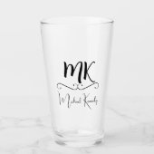 Bierglas Glas (Vorderseite)