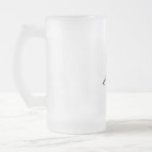 Bierglas Mattglas Bierglas (Links)