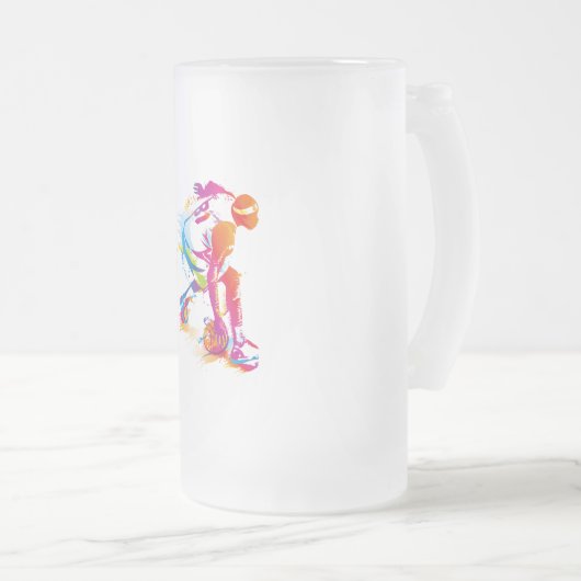 Bierglas Mattglas Bierglas (VorderseiteRechts)