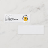 Bierglas Mini Visitenkarte (Vorne/Hinten)