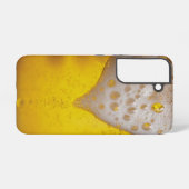 Bierglas mit Bläschen und Schaumstoff Samsung Galaxy Hülle (Rückseite (Horizontal))