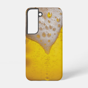 Bierglas mit Blasen und Schaum Samsung Galaxy Hülle