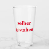 Bierglas selber gestalten  glas (Vorderseite)