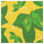 Bierhops Brauerei Muster mit Blasen Stoff (Nahaufnahme)