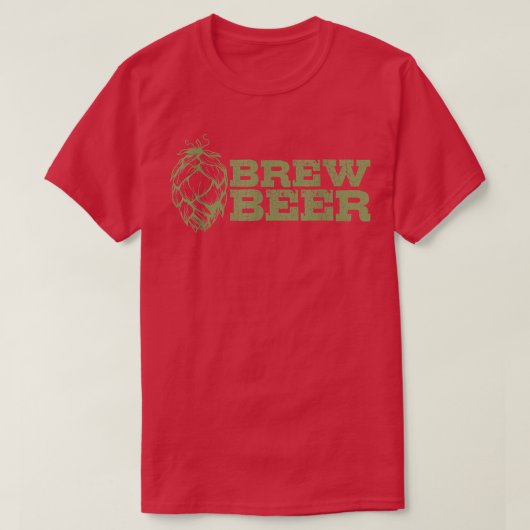 Bierhops und Malzbrauereien  T-Shirt (Design vorne)