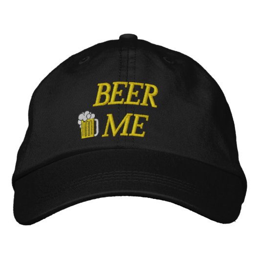 Bierhut Bestickte Kappe (Vorderseite)