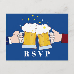Bierjubeln, Bier, Party, Postcard UAWG Einladungspostkarte