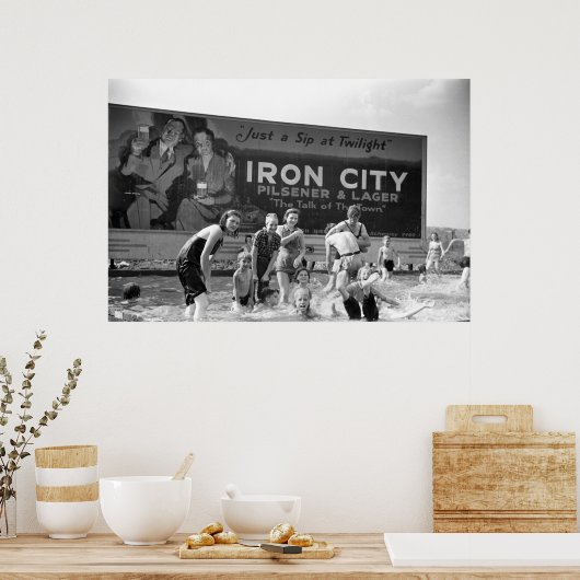 Bierkarton, 1938 poster (Küche)