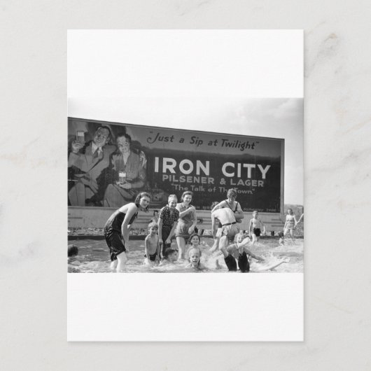 Bierkarton, 1938 postkarte (Vorderseite)