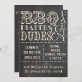 Bierkeller und TYPEN mit Zwischenablage Kinderdusc Einladung (Vorne/Hinten)