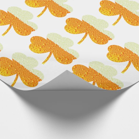 Bierklee Geschenkpapier (Ecke)
