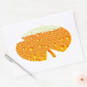 Bierklee Ovaler Aufkleber (Umschlag)