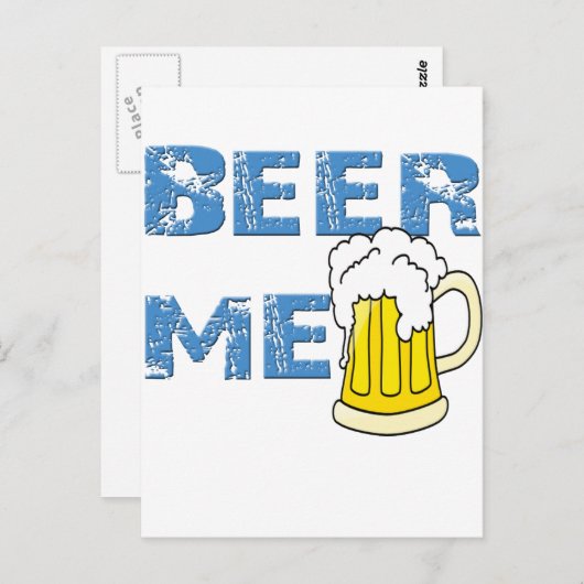 Bierkomisch Postkarte (Vorne/Hinten)