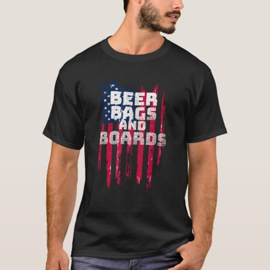 Bierkörbe und Bärenkarten T-Shirt (Vorderseite)