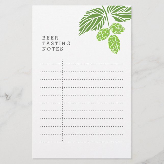Bierkostnotizen, Party, Hopfen (Vorderseite)