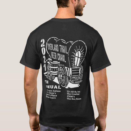 Bierkrawle 2021T - Shirt (Rückseite)