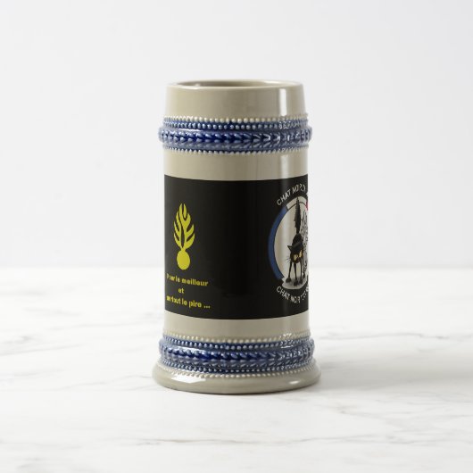 BierKrug am Bild der schwarzen Katzen Bierglas (Mittel)