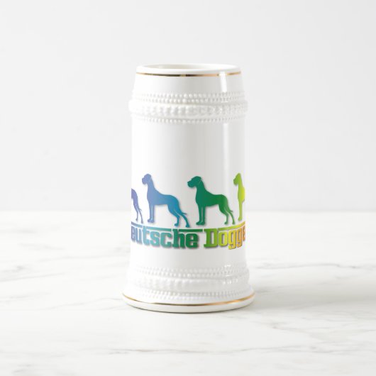 Bierkrug Doggen Bierglas (Mittel)