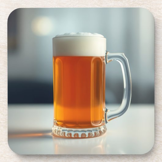 Bierkrug Getränkeuntersetzer (Vorderseite)
