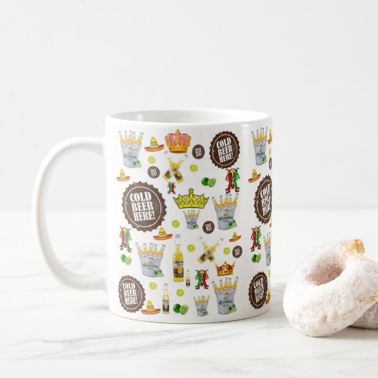 Bierkrug Kaffeetasse (Mit Donut)