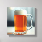 Bierkrug Leinwanddruck (Vorderseite)