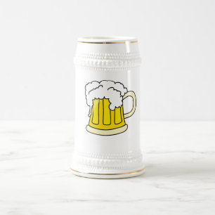 Bierkrug mit Bier Bierglas