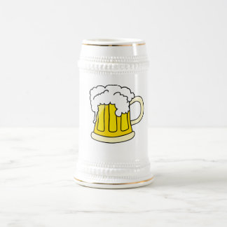 Bierkrug mit Bier Bierglas