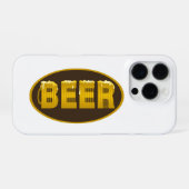 Bierkrug Oval iPhone Hülle (Rückseite (Horizontal))