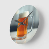 Bierkrug Runde Wanduhr (Winkel)