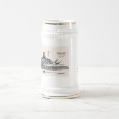 Bierkrug Schlachtschiff Tirpitz Bierglas (Mittel)