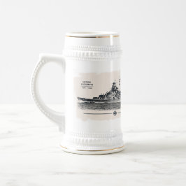 Bierkrug Schlachtschiff Tirpitz Bierglas