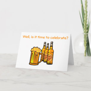 BIERLIEBE FEIERFEIERN "40." GEBURTSTAG KARTE